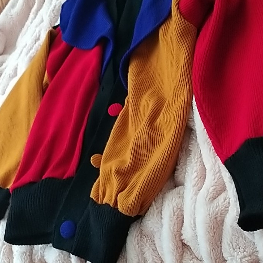 Crericci vintage multi-colored sweater - Picture 3 of 8